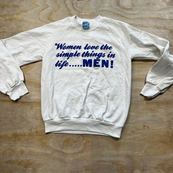 Vintage 90s funny graphic crewneck women’s size small. - Picture 3 of 6